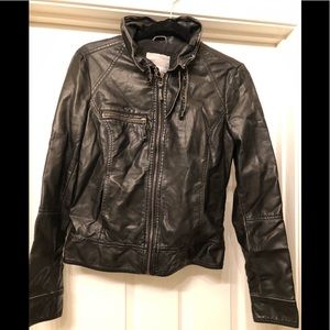 Aeropostale Pleather Bomber Jacket